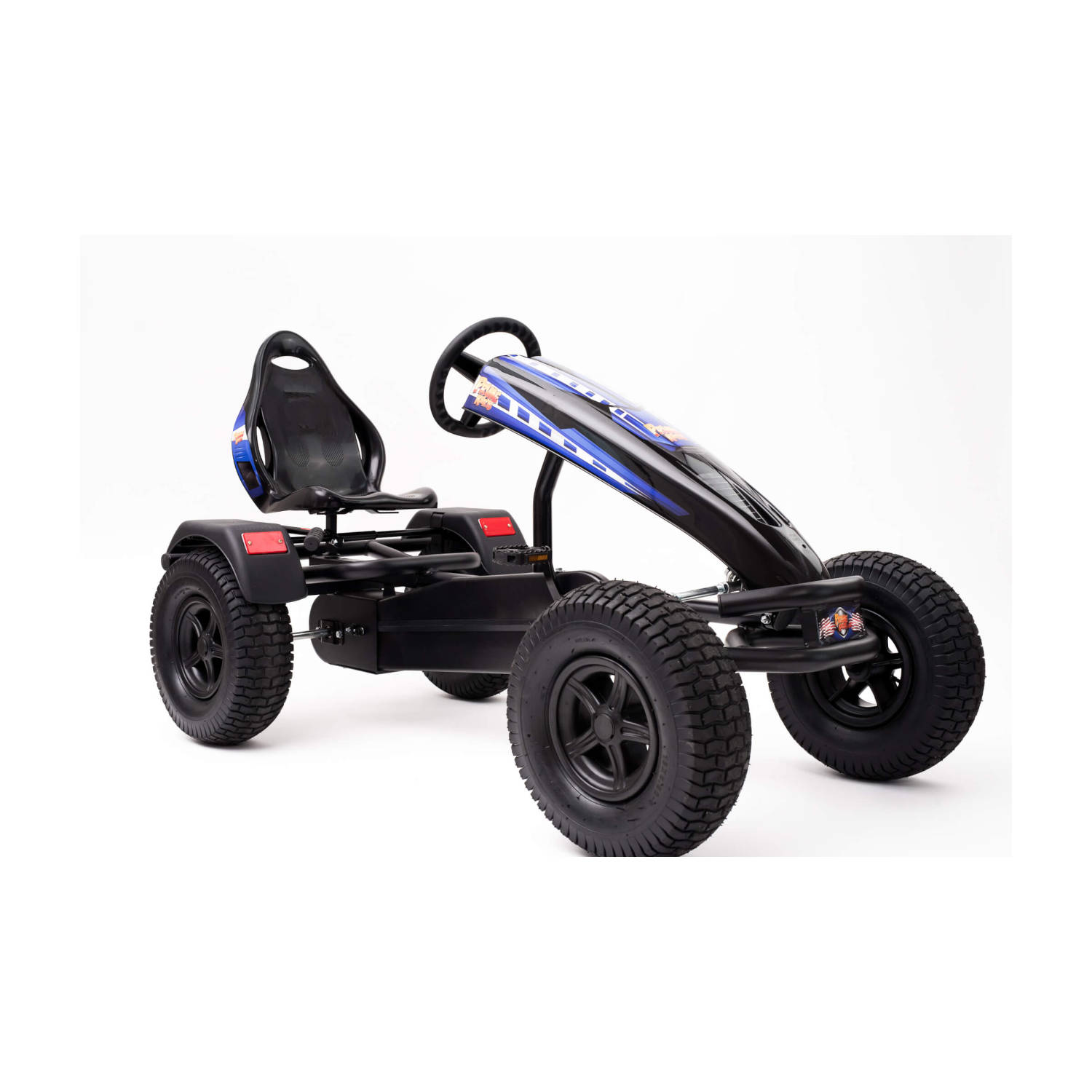 Large blue pedal kart for adults